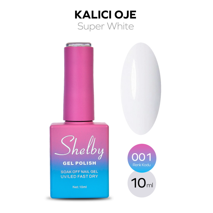 Shelby Kalıcı Oje No:001 10 ml