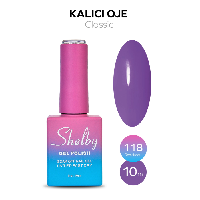 Shelby Kalıcı Oje No:118 10 ml