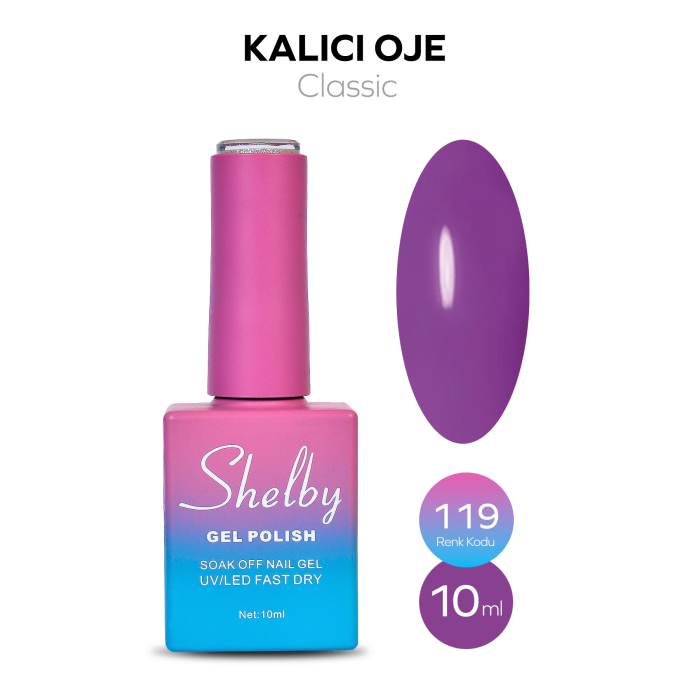 Shelby Kalıcı Oje No:119 10 ml