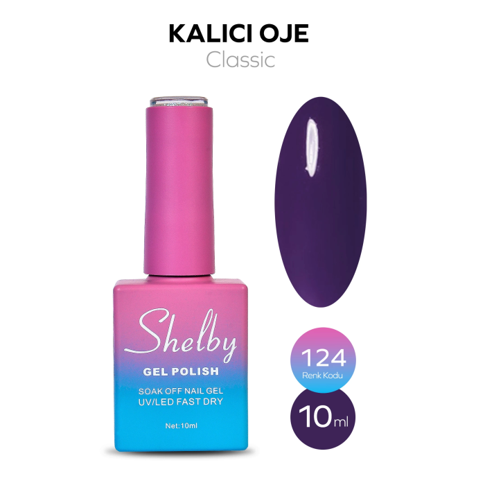 Shelby Kalıcı Oje No:124 10 ml