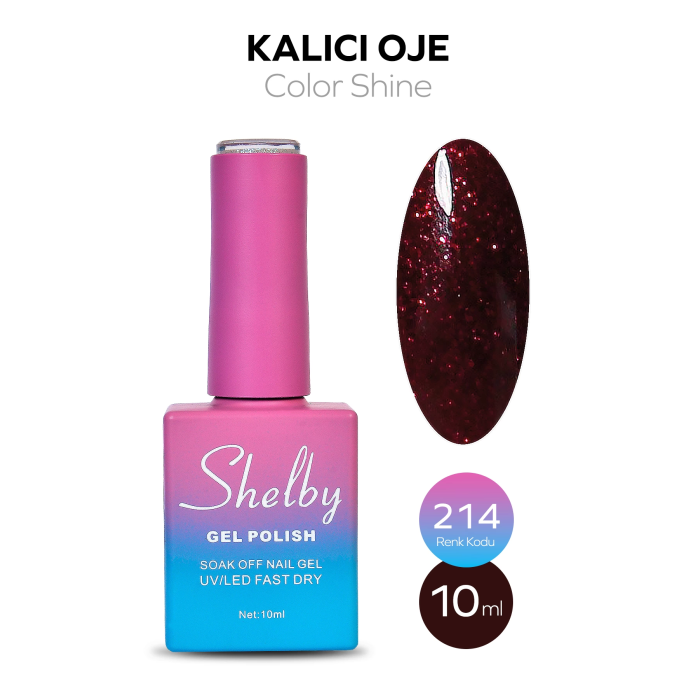 Shelby Kalıcı Oje No:214 10 ml
