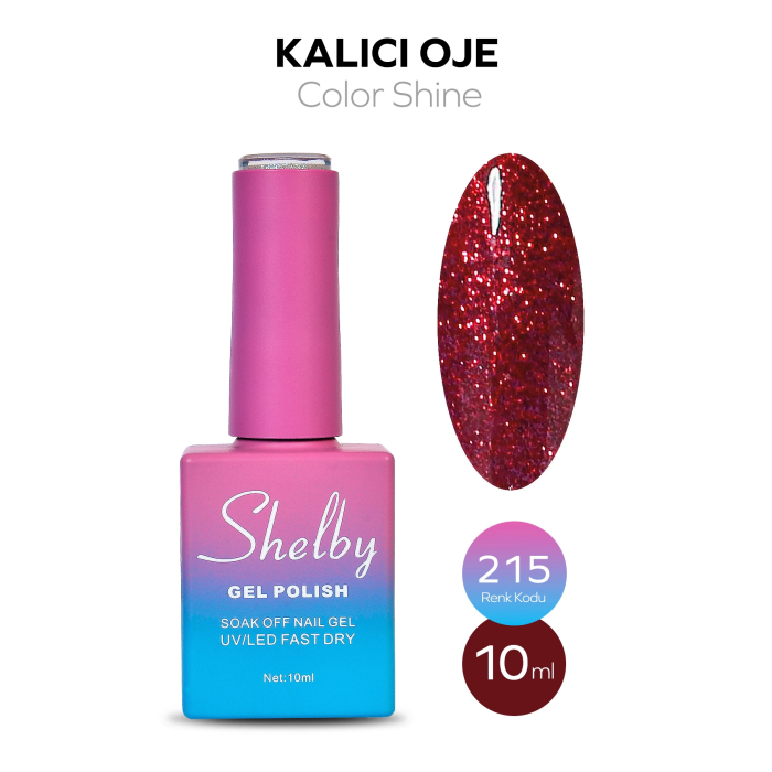 Shelby Kalıcı Oje No:215 10 ml