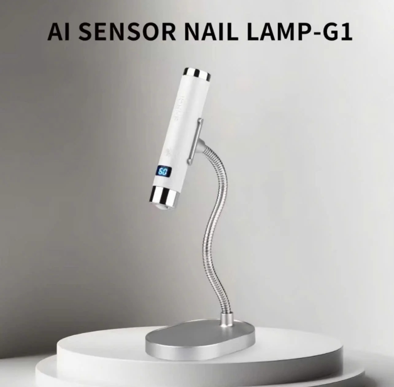 AI Yapay Zeka Sensörlü 12W Taşınabilir UV Led Jel Tırnak Kurutucu