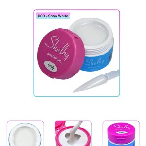 Shelby Builder Gel 30 Gr No:09 Simli Beyaz